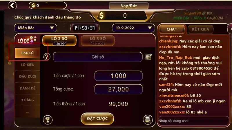 Các loại hình lô đề Sunwin được yêu thích nhất hiện nay