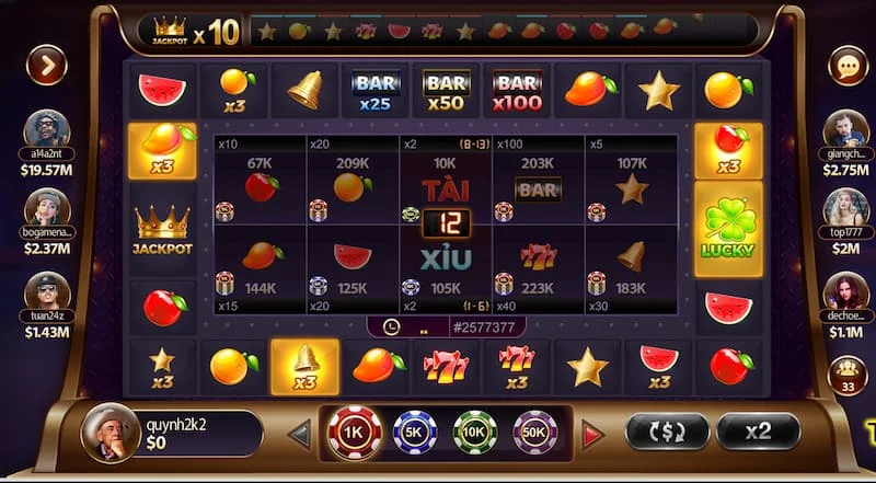 Cách chơi Xèng 777 Sunwin