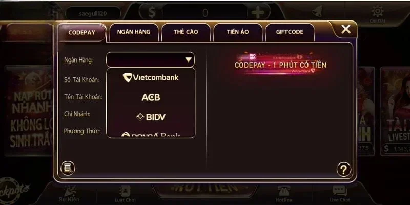 Hướng dẫn cách nạp tiền sunwin bằng MB bank